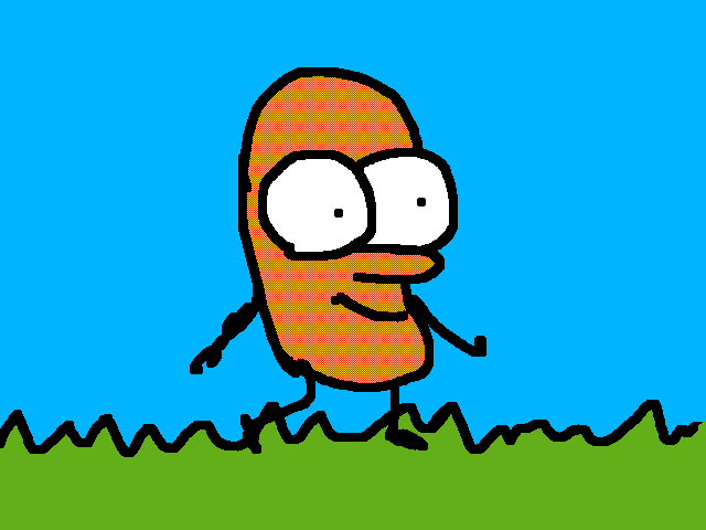 Bean derp walk cycle (am I cool yet?)