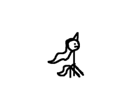 Human + giraffe + unicorn run cycle