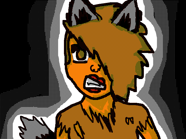 Werewolf cartoon style