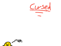 Draw cursed gudetama