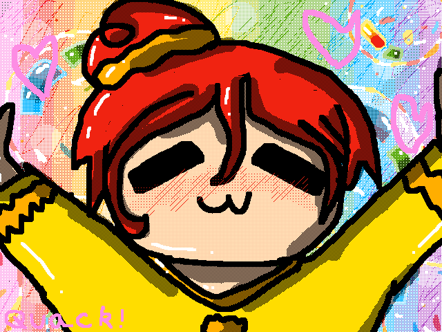 Me as a human (chibi style!)(backround!) :3