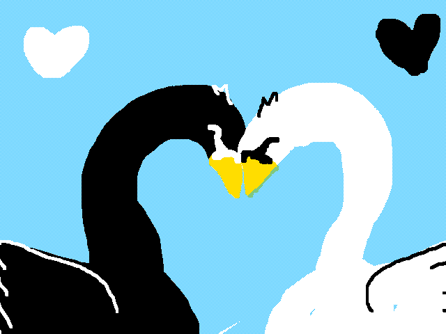 Swan love (idea by @Sluges)