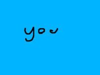 You