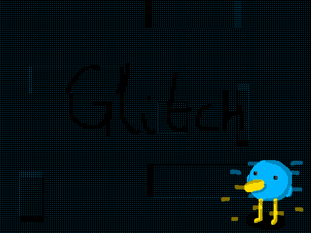 Ultimate glitch test with birb (flashing images)