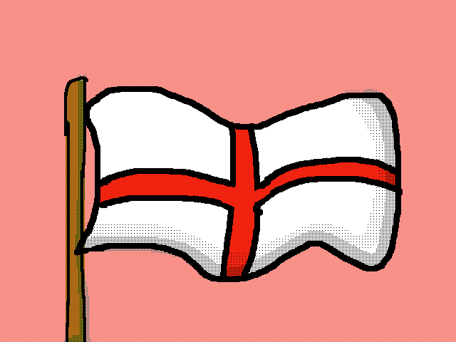 Waving British flag