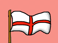 Waving British flag