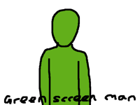 Green screen man (full version)