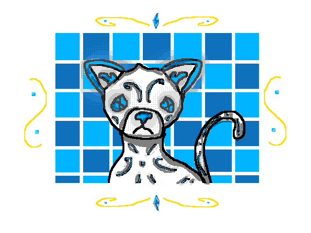 Techno cat