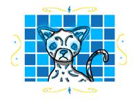 Techno cat
