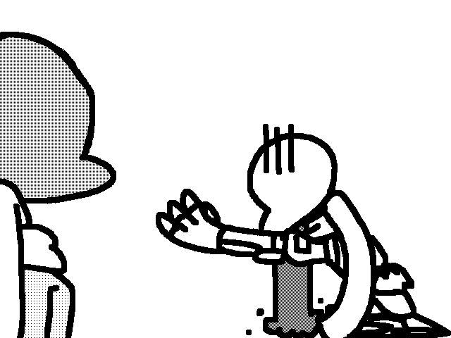 Ink got way to exited about something :\