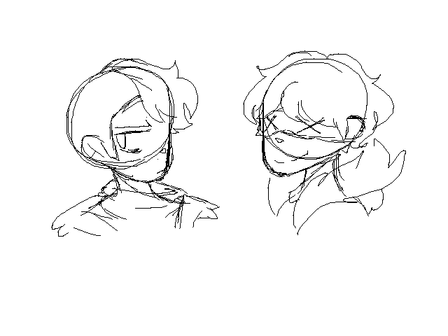 I haven’t drawn them as humans in a while