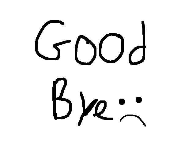Good bye...? I May Leave