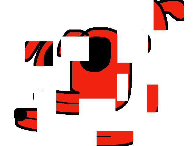 Glitch Rainbow Dog