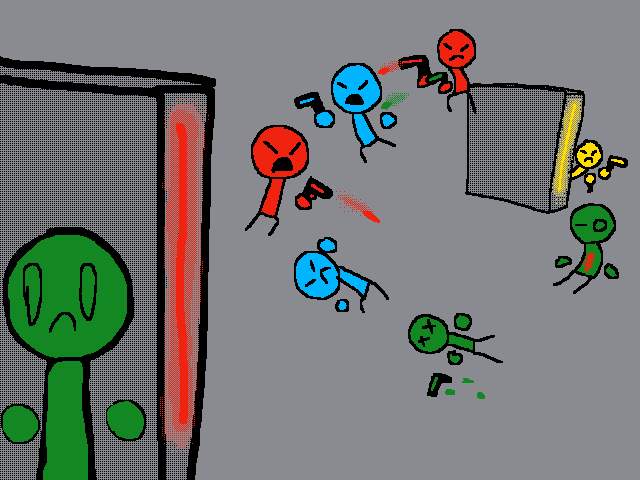 Laser tag in a nutshell