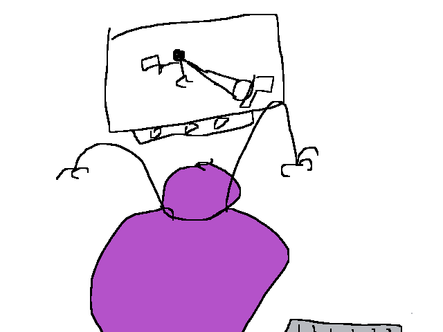 How my oc possessed @slaughtermen