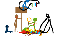 how alan becker vs rhg would realistically go