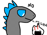 UR NOT GODSHARK’S friend >:(
