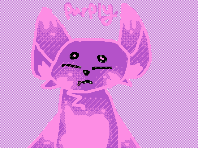 Purply the worm!