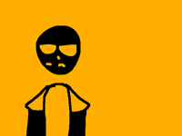 Yellow and black