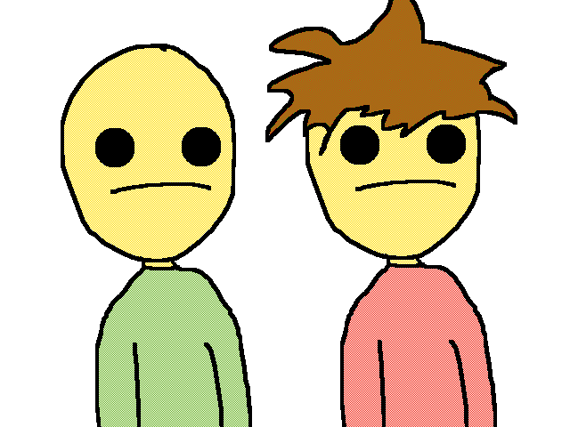 My Two OC's In Colour