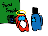 In which mini blue goes through red