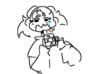 When tea is too hot but u wanna drink it