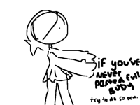 If u never have posted full body...