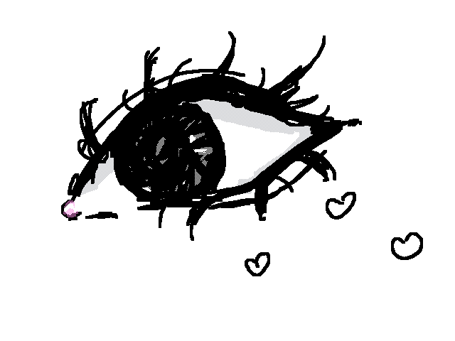 Black eyes are gorgeous <3