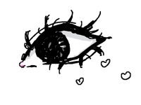 Black eyes are gorgeous <3