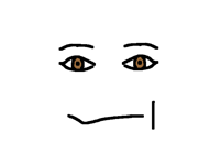 Goffy ahh roblox face