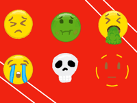 😣🤢🤮😭💀🫥