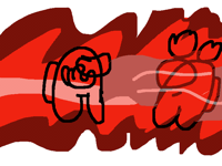 Among us kill : lazer'd (uncolored)