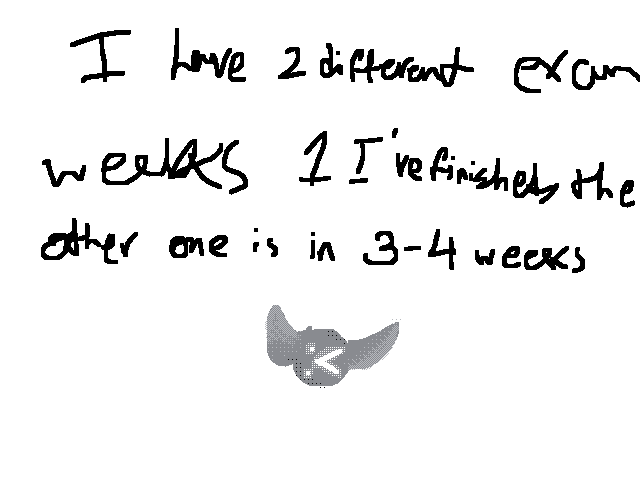 So many people finished exams, but for me: