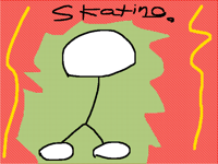 Stickman Skating - and falling