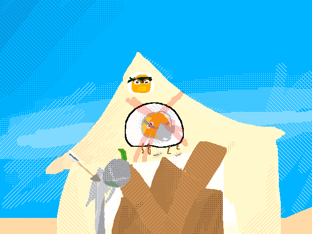 Medival craggy cliffs