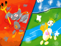 Two sides of the afterlife