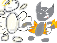 I can draw with detail when I don't feel lazy
