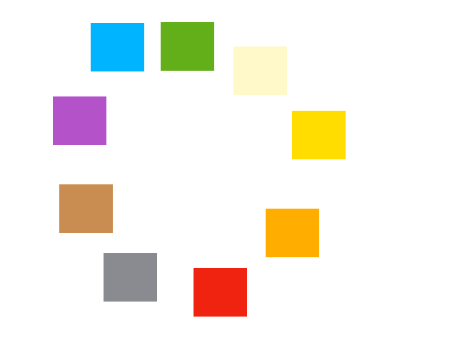 Colours weave into a spire of flame