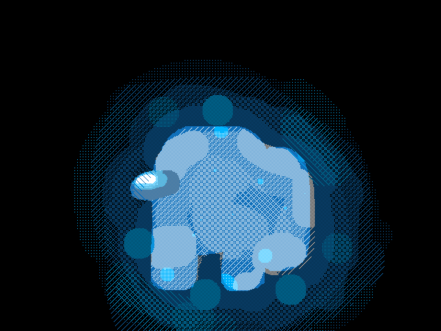 Glowing crewmate except it glows harder