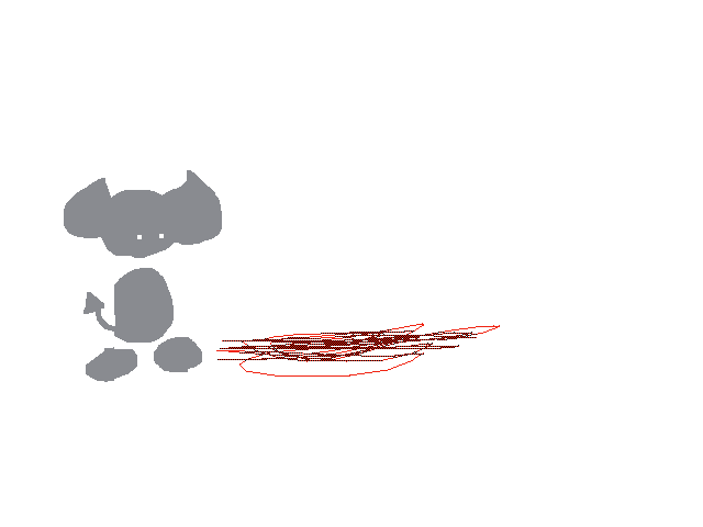 I have the red scribble