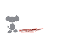 I have the red scribble