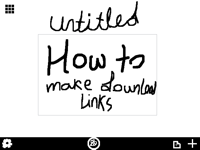 How to make download links for folioscope projects