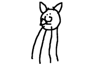 Gross cat to macho legs