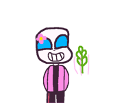 Draw sans in the style of your OC @toxin