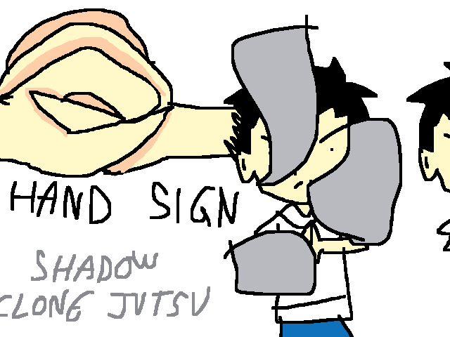 Kage Bunshin No Jitsu (Hand Sign)