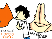 Katon: Gokakyu No Jitsu (Hand Sign)