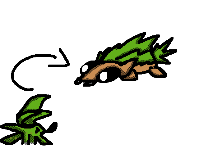 Redesigning some of my fakemon starters