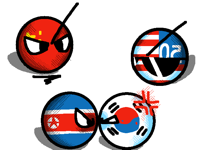 South korea and north korea
