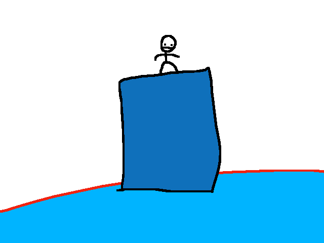 blu man left eye