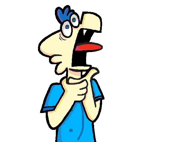 (sounds of screaming etc)